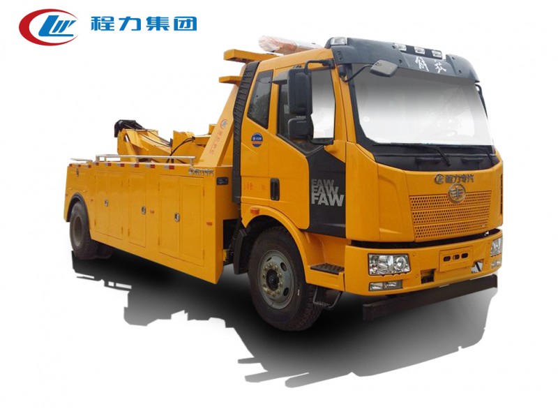 解放單橋拖吊聯(lián)體（一托一）清障車