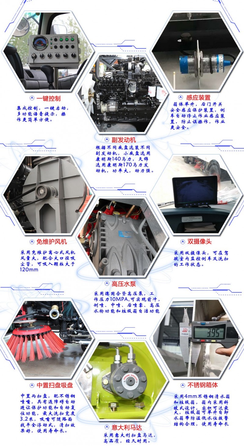 東風(fēng)天錦12方洗掃車(chē)