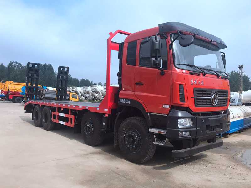 東風天龍前四后八平板運輸車 東風天龍前四后八平板運輸車圖片