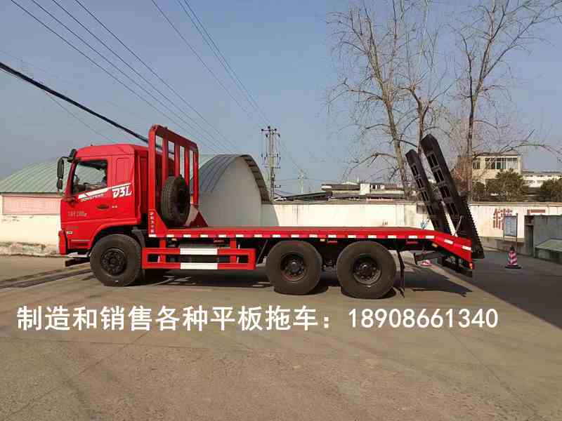 東風(fēng)D3L后八輪平板運(yùn)輸車 東風(fēng)D3L后八輪平板運(yùn)輸車圖片